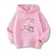 thumbnail image 2 of Sudadera con capucha Kawaii Sanrio My Melody para niñas, abrigo informal dulce con dibujos animados para primavera y otoño, el mejor regalo de manga larga, 2 of 4