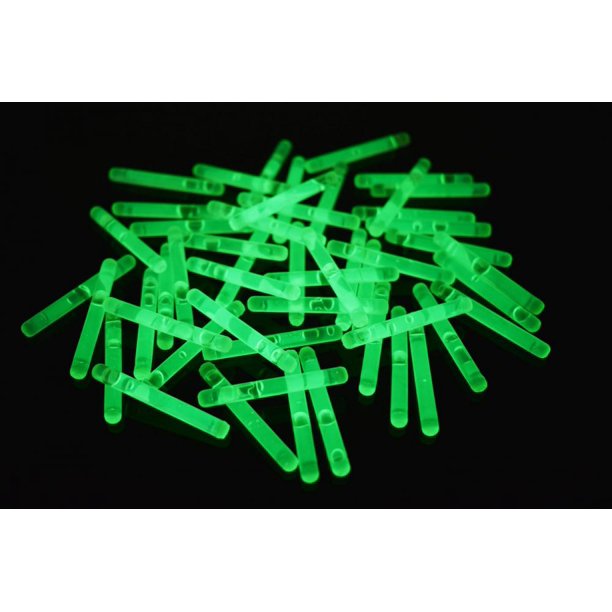 DirectGlow 50ct Green 1.5 inch Mini Glow Sticks