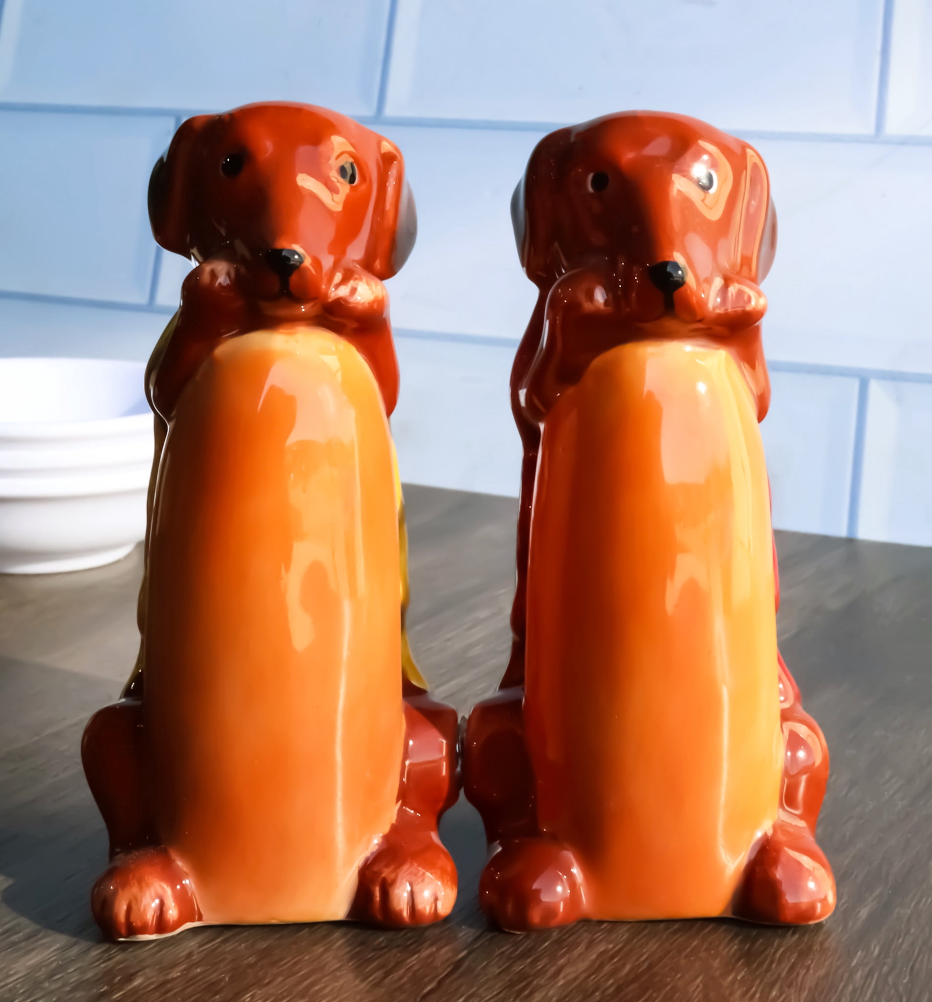 Aldorable Maltese Puppies in Tea Cup Salt and Pepper Shaker Set Cute Dog Puppy