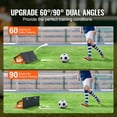 thumbnail image 3 of Tabla reboteadora de fútbol VEVOR de 45 x 13 cm con 2 ángulos para entrenamiento, 3 of 9