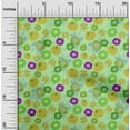 thumbnail image 2 of oneOone Velvet Light Green Fabric Abstract Retro Floral Quilting Supplies Print Sewing Fabric By The Yard 58 Inch Wide, 2 of 4