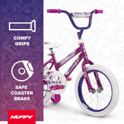 Huffy 16 Sea Star Kids Bike, Fits Riders 42 - 48, Purple, Youth, Girls