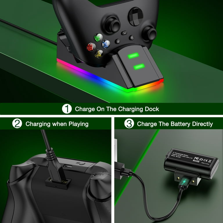 Beboncool Xbox Dual Charging Station with Battery Packs photo 4
