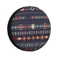 thumbnail image 1 of DouZhe Waterproof Spare Tire Cover, Aztec Boho Ethnic Style Prints Adjustable Wheel Covers Fit for Jeep Trailer RV SUV Car, 15 inch, 1 of 7