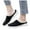 Black, variant on Oyedens Mens Mules Sneakers Wide Width Slip on Loafers Driving Walking Athletic Tennis Running Shoes