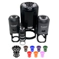 thumbnail image 1 of Tiki Mask Self-Inking Rubber Stamp Ink Stamper - Purple Ink - Small 3/4 Inch, 1 of 7