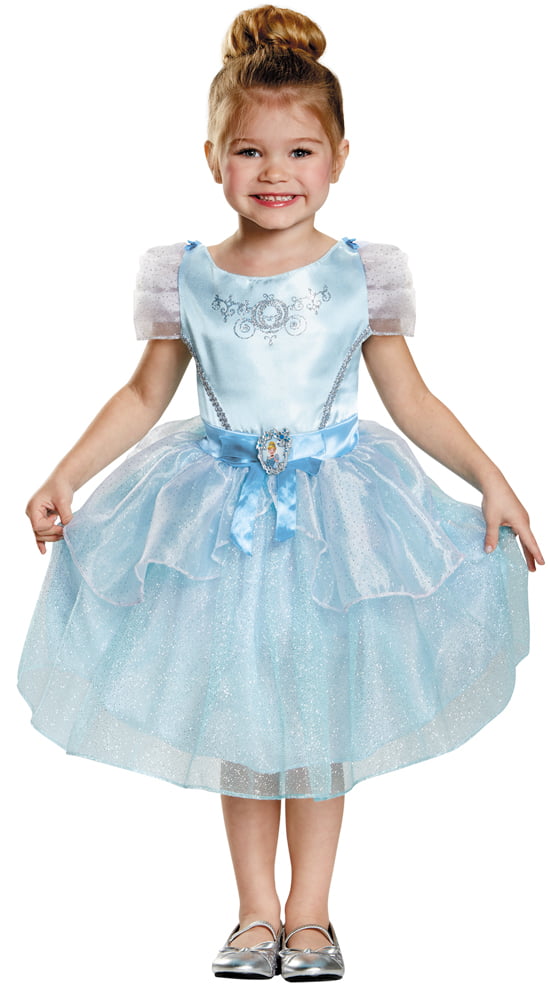 3T/4T NWT-Tod Girls Disney Cinderella Princess Dress & Purse Halloween Costume 