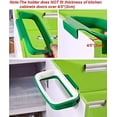 thumbnail image 3 of Over the Cabinet Plastic Trash Bag Holder for Kitchen, Under Sink Trash Can, Grocery Bag Holder for RV,Bathroom, Dorm Room, Office 8.6"x 4.9", 3 of 7