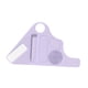 thumbnail image 2 of Almohadilla de silicona para maquillaje, almohadilla limpiadora de brochas, guante de silicona compacto y portátil, soporte multiusos para brochas de Púrpura, 2 of 8