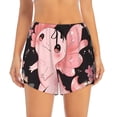 thumbnail image 2 of Daiia Cute Axolotl Sakura Blossoms A Pattern Women's 2 in 1 Running Shorts - Lightweight Athletic Workout Gym Yoga Shorts Liner with Phone Pockets-Large, 2 of 7