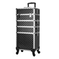 thumbnail image 1 of Caja Almacenamiento para Peluquería Carrito Maletero Estuche Maquillaje Con Ruedas 4 Capas, 1 of 9