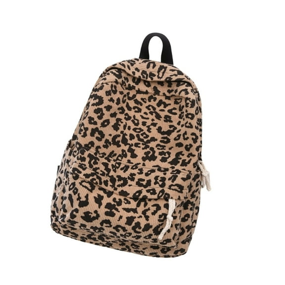 Autumn Winter Backpack Teens School Bag Leopard Print Backpack Laptop Daypacks