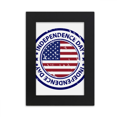 thumbnail image 1 of USA Independence Day Flag Postmark Pattern Desktop Photo Frame Picture Display Art Painting Exhibit, 1 of 3