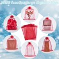 thumbnail image 6 of 30Pcs Drawstring Organza Bags Large Gift Pouch Bulk 12x16 Inch Dark Red Decoration Festival Wedding Party Favor Gift Mesh Bag for Candy Jewelry Soaps Cosmetic Storage Shoes Travel Crafts Dark Red, 6 of 9