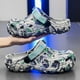 thumbnail image 4 of Zuecos nuevos para hombre, sandalias, zapatos de jardín para hombre, sandalias planas de camuflaje, zapatillas de deporte para hombre, chanclas para exteriores, zuecos para el hogar, 4 of 5
