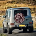 thumbnail image 5 of Naloa Snake And Rose PVC Leather Spare Tire Wheel Cover for Car Truck SUV Camper Trailer Universal Fit many size14 inch, 5 of 6