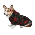 thumbnail image 7 of Salouo Roses Pattern Small Dog Hoodie Sweatshirts Dog Clothes Coat Clothing Puppy Sweater Outfit Pullover Pet Winter Coat Sweater Outfit-XX-Large, 7 of 7