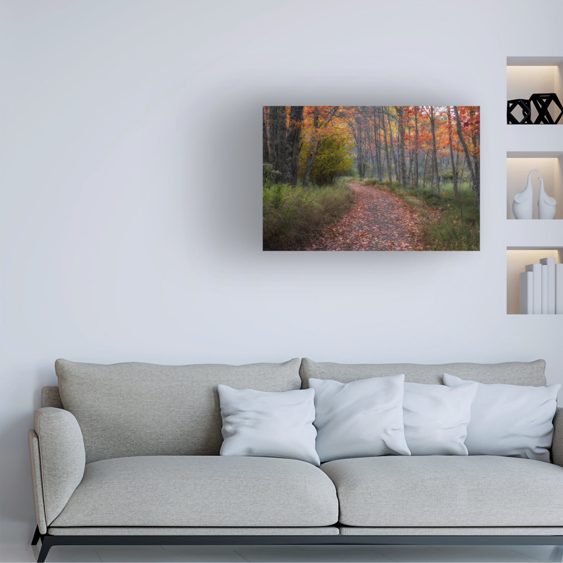 Trademark Fine Art Danny Head  Autumn Drive II Canvas Wall Art