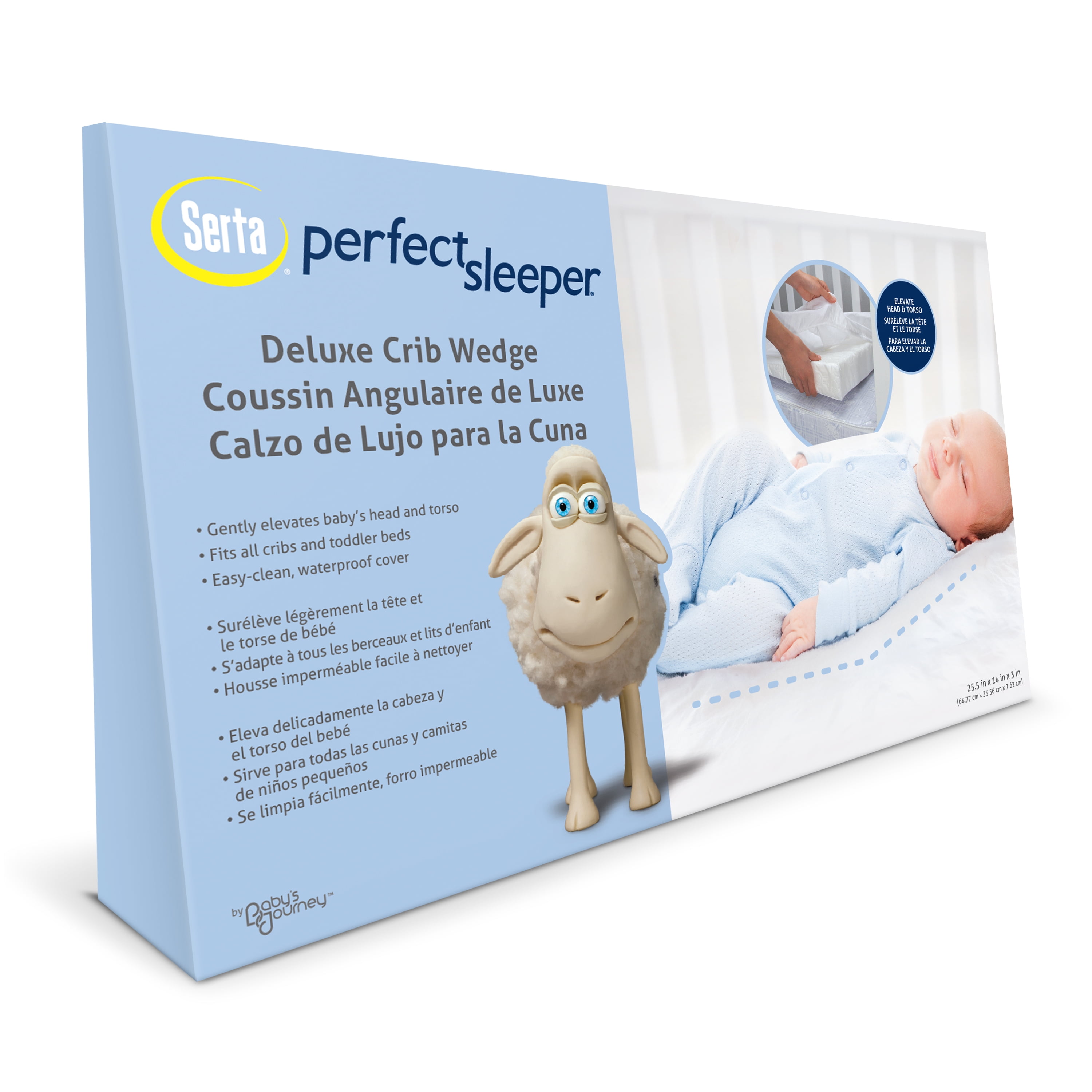Serta Perfect Sleeper Deluxe Crib Wedge Helps Baby With Acid