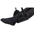 thumbnail image 1 of Sleepy Ride - Airplane Footrest Made with Premium Memory Foam - Airplane Travel Accessories - Tested and Proven to Prevent Swelling and Soreness - Provides Relaxation and Comfort (Jet Black), 1 of 10