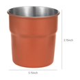 thumbnail image 2 of PATLOLLAV Stainless Steel Camping Cup (300ml) - Food Grade Easy to use Drinking Mug Metal Cup for camping, outdoor Hot and Cold Beverage Beer Wine, 2 of 6