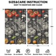 thumbnail image 2 of Kitchen Food Colorful Cooking Chef Curtains-blackout Curtains Bedroom Decor Living Room Darkening Grommet Window Drapes 2 Panels Set 52"x 84", 2 of 2