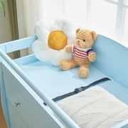 Ktaxon 3-Drawer Changing Table, Wood Infant Diaper Changing Station, Baby Dresser for Nursery, (Light Blue)