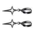 thumbnail image 2 of kurtrusly Gothic Punk Style Copper Metal Drop Earrings Classic For All Occasions Unisex Gift black, 2 of 6