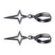thumbnail image 2 of Pendientes Colgantes Sonducket Metal Cobre Estilo Gótico Punk Unisex Negro, 2 of 6