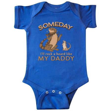 

Inktastic Someday I ll Rock A Beard Like My Daddy-Bearded Dragons Gift Baby Boy or Baby Girl Bodysuit