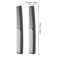 thumbnail image 4 of 6pcs Double Tooth Combs Fine and Wide Tooth Combs Plastic Hair Combs for Men Women, 4 of 8
