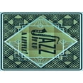 thumbnail image 1 of Ahgly Company Indoor Rectangle Patterned DarkSlateGray or DarkSlateGrey Green Area Rugs, 4' x 6', 1 of 1