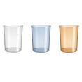 thumbnail image 2 of Clear Trash Can Bucket Garbage Bin Waste Basket 10L Open Type Rubbish Storage Household Home Kitchen Office Car Transparent White, 2 of 8