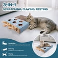 thumbnail image 2 of Juguete de rompecabezas 3 en 1 Cat Play Scratch PAWISE Indoor Fun, 2 of 7