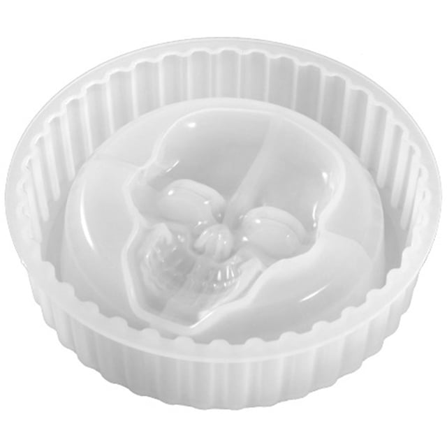 Molde de silicona para cenicero, molde flexible para cenicero de Halloween, molde de resina epoxi para fundición.
