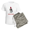 thumbnail image 5 of CafePress - Beagle Christmas Women's Light Pajamas - Women's Short Sleeve Print T-Shirt and Pants Light Cotton Pajama Set, 5 of 7