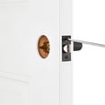 thumbnail image 4 of Hyper Tough Non-Locking Hall and Closet Lever in Matte Black with Round Rosette, 4 of 7
