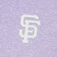 thumbnail image 2 of Men's Antigua  Lavender San Francisco Giants Hunk Quarter-Zip Top, 2 of 2