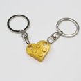 thumbnail image 1 of Cute Love Heart- Brick Keychain For Elements Key Ring Jewelry, 1 of 3