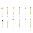 thumbnail image 4 of maskred Stainless Steel Tea Dessert Spoon Restaurant Portable Coffee Juice Seasoning Ice Cream Teaspoon Kitchen Accessory Type 8, 4 of 6