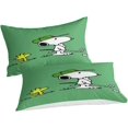 thumbnail image 2 of Snoopy Cartoon Duvet Cover,D-Print Animated Characters Duvet Cover Bedding Set,Microfiber,Zipper Closure King（, 2 of 5