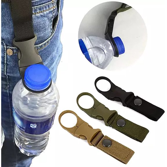 Water Bottle Clip for Backpack , Water Bottle Clips for Hiking ,Grip Hook Outdoor