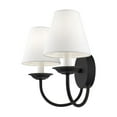 thumbnail image 3 of Livex Lighting Mendham Wall Sconce in Black, 3 of 10