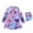 Dark Purple, variant on CAIXIA Toddler Swimsuit Girl Ruffle Striped Comfort Coverage Sun Protection Toddler Kids Swimwear Athletic Competition Bathing Suit