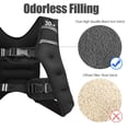thumbnail image 3 of Chaleco lastrado Goplus 5.4 kg/7.3 kg/9.1 kg/13.6 kg para entrenamiento físico, 3 of 9