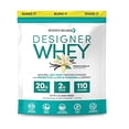 thumbnail image 1 of Designer Wellness, Designer Whey, Natural Whey Protein Powder with Probiotics, Fiber, and Key B-Vitamins for Energy, Gluten-Free, French Vanilla, 2 lb, 1 of 5