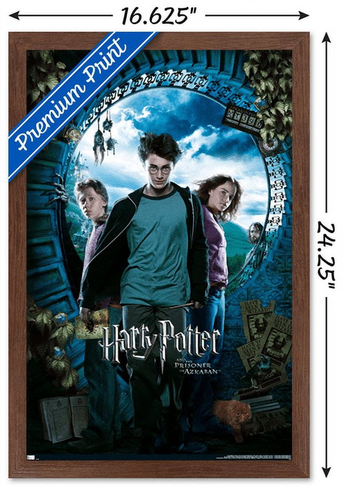 Harry Potter and the Prisoner of Azkaban - Sky One Sheet Wall Poster, 14.725" x 22.375", Framed