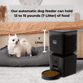 thumbnail image 5 of Penthouse Paws Smart Maxx HD Automatic Pet Food Feeder, 7L Capacity, 1080p Camera, WiFi App Control, 2-Way Audio, Anti-Jam Design, Backup Power, Stainless Steel Bowl, Black, for Cat & Dog, 5 of 9