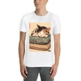 thumbnail image 4 of Solid ColorCat Oversize T-shirts For Women Basic Plus Tees Baggy t Shirts, 4 of 5