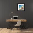 thumbnail image 3 of Swatland, Sally 26x26 Black Ornate Wood Framed with Double Matting Museum Art Print Titled - Beach Fun III, 3 of 4